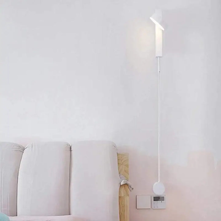 Applique Murale Orientable Design Lampadaire Noir