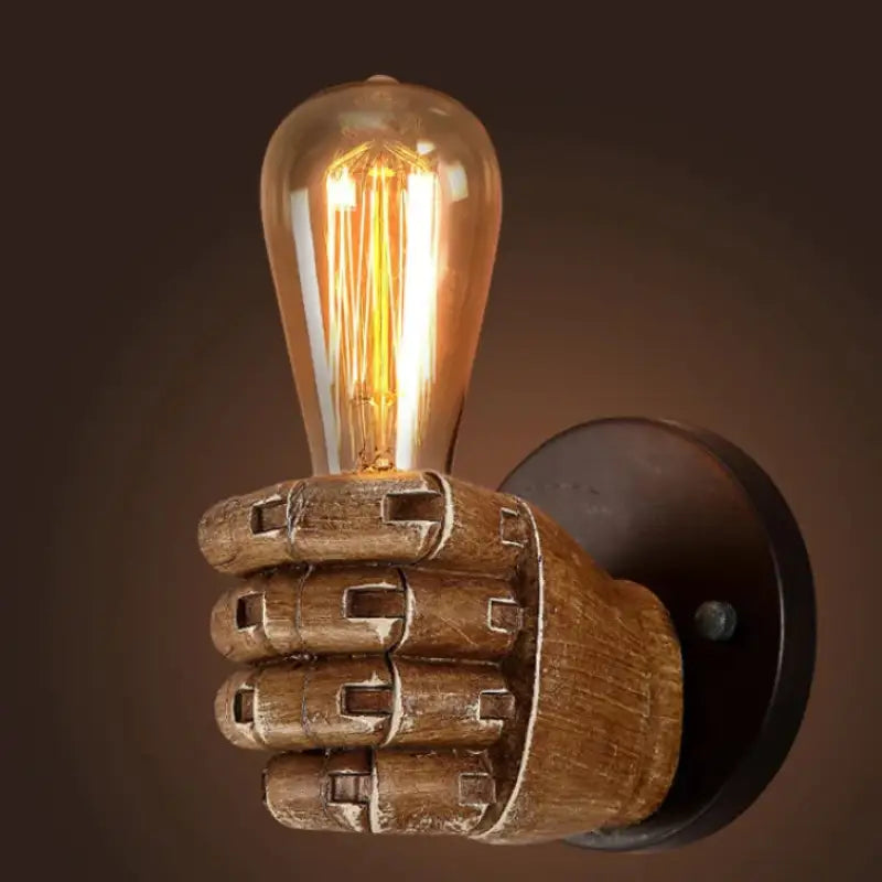 Applique murale originale en résine sculpté style atelier