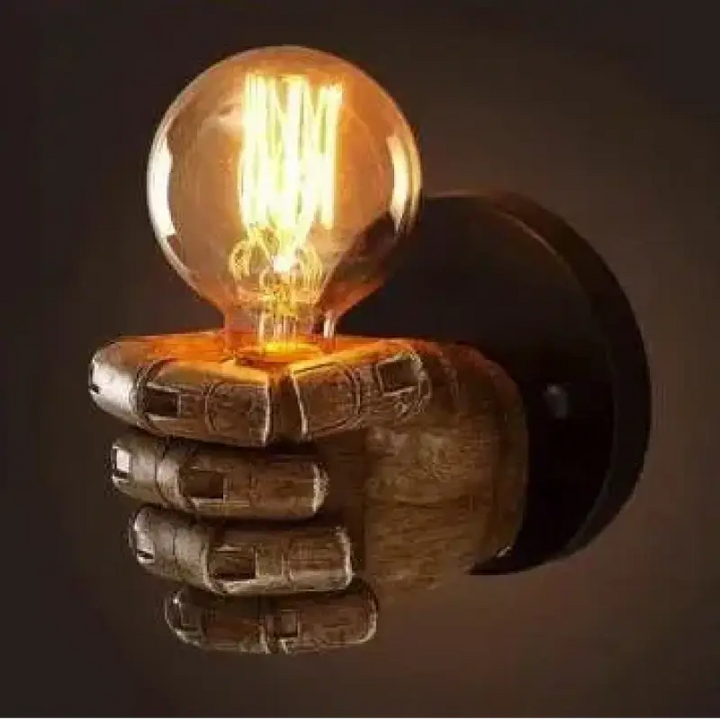 Applique murale originale en résine sculpté style atelier