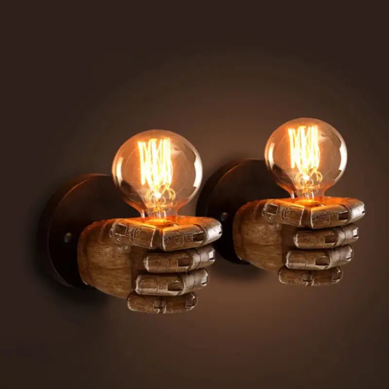 Applique murale originale en résine sculpté style atelier