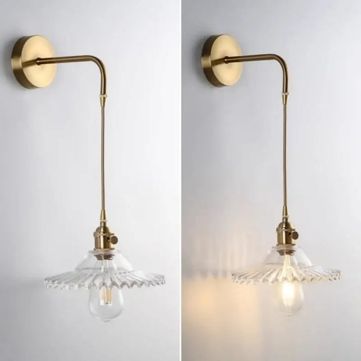 Applique Murale En Patte De Verre Coloré Ondulé