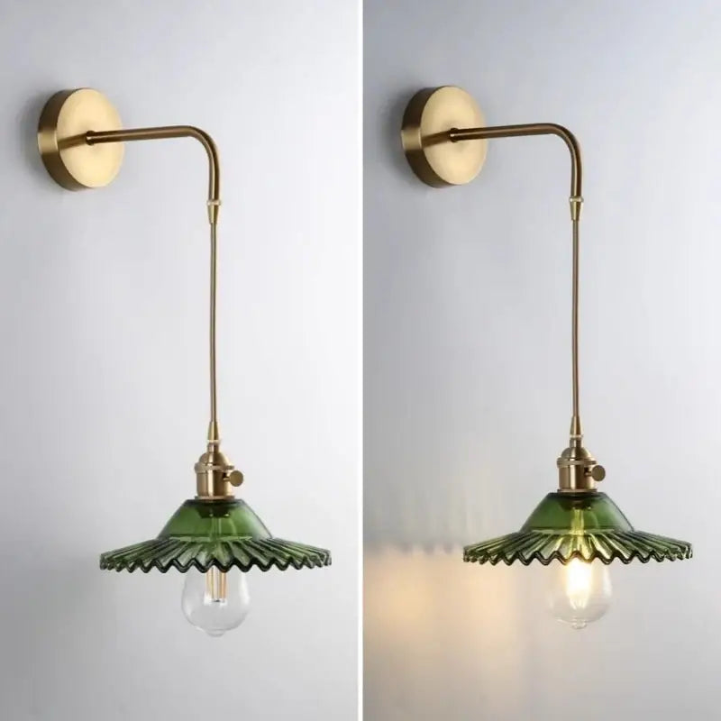 Applique Murale En Patte De Verre Coloré Ondulé