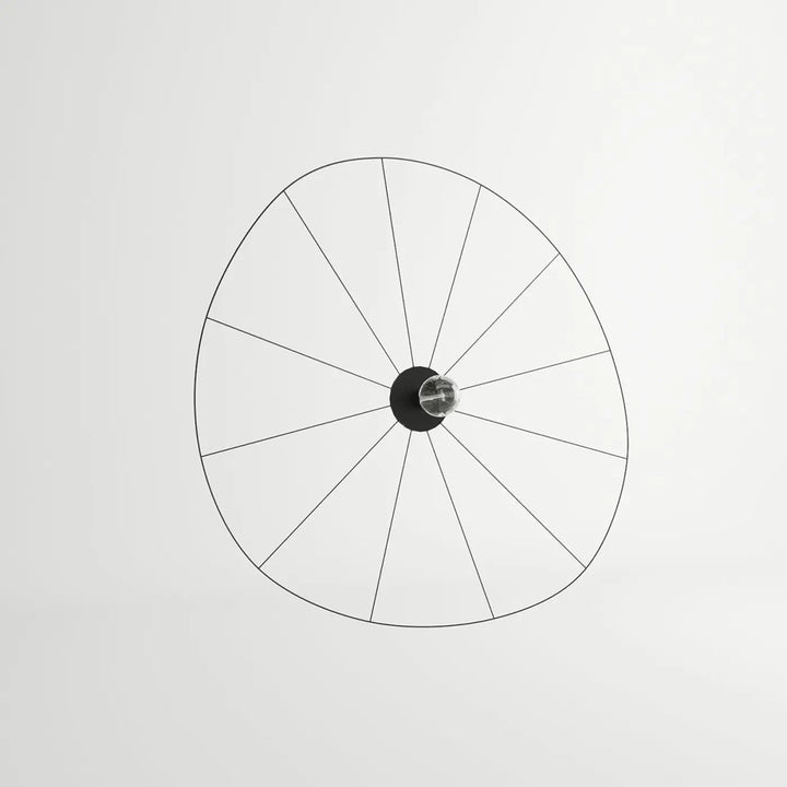 ESKOLA 140 black wall/ceiling light