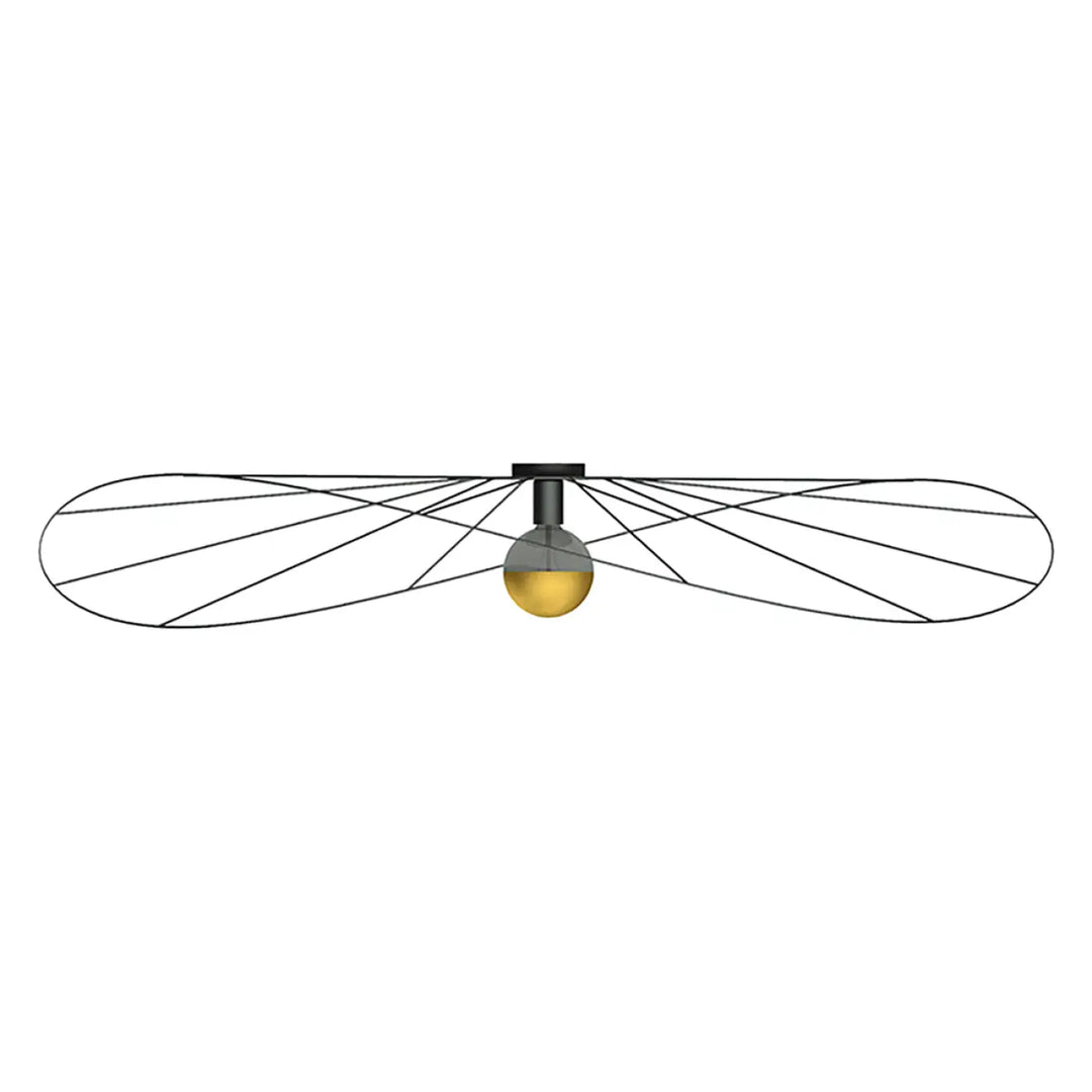 ESKOLA 140 black wall/ceiling light