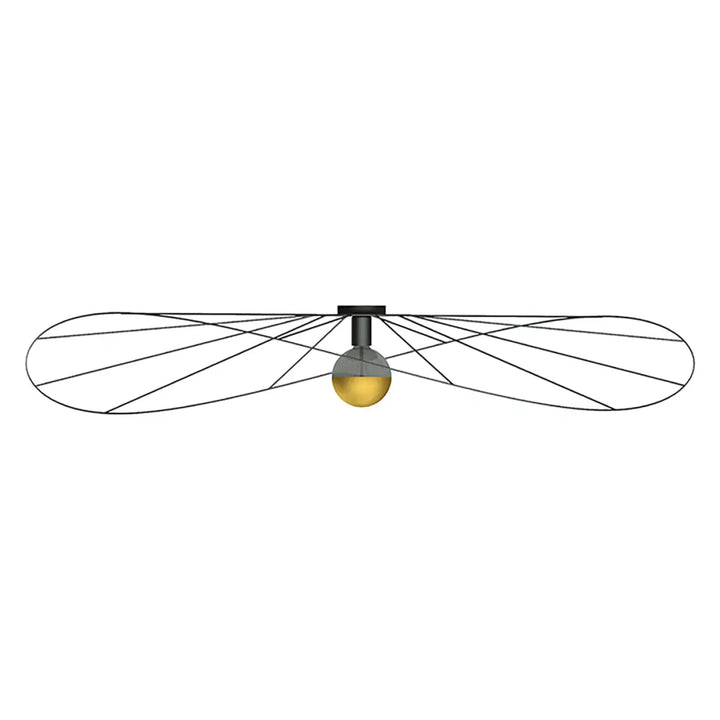 ESKOLA 140 black wall/ceiling light