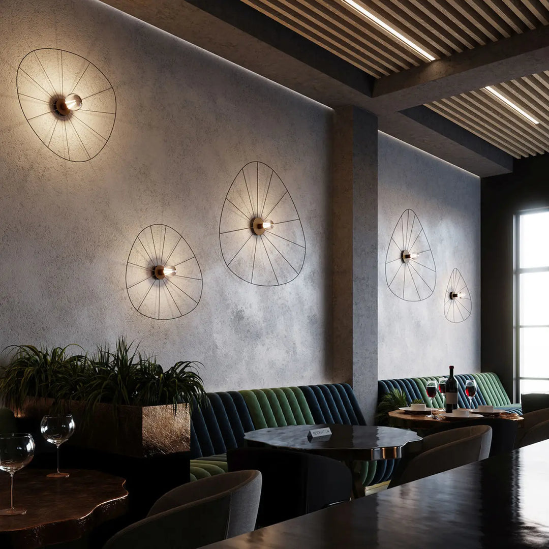 ESKOLA 140 black wall/ceiling light