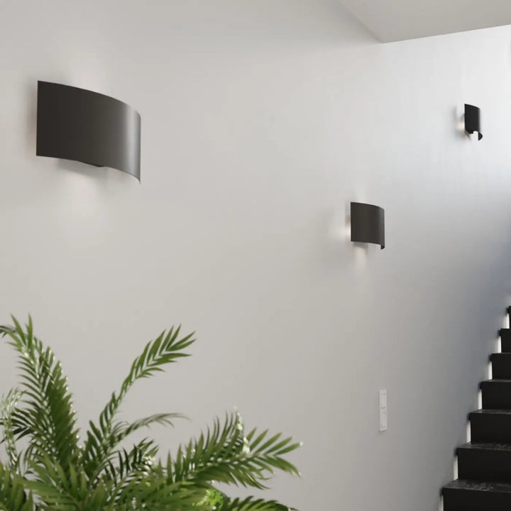 Applique murale noir vue rapprochée dans son décor
