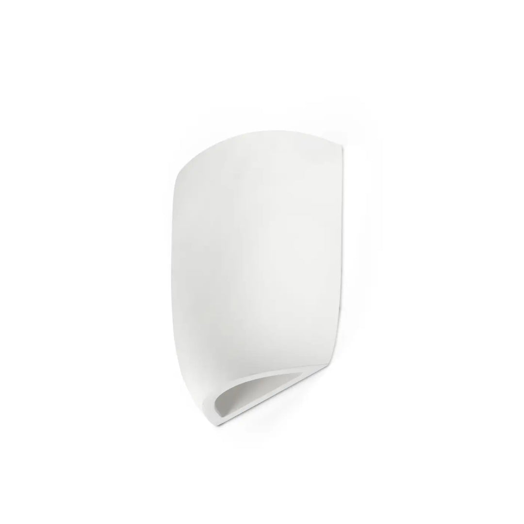 Applique murale Kappu 250 en plâtre blanc de Faro Barcelona