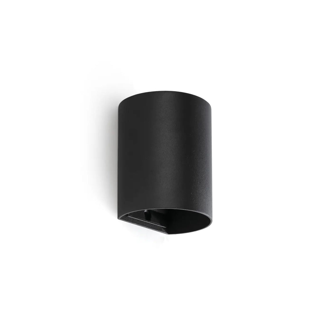 Applique murale Sole noire lisse