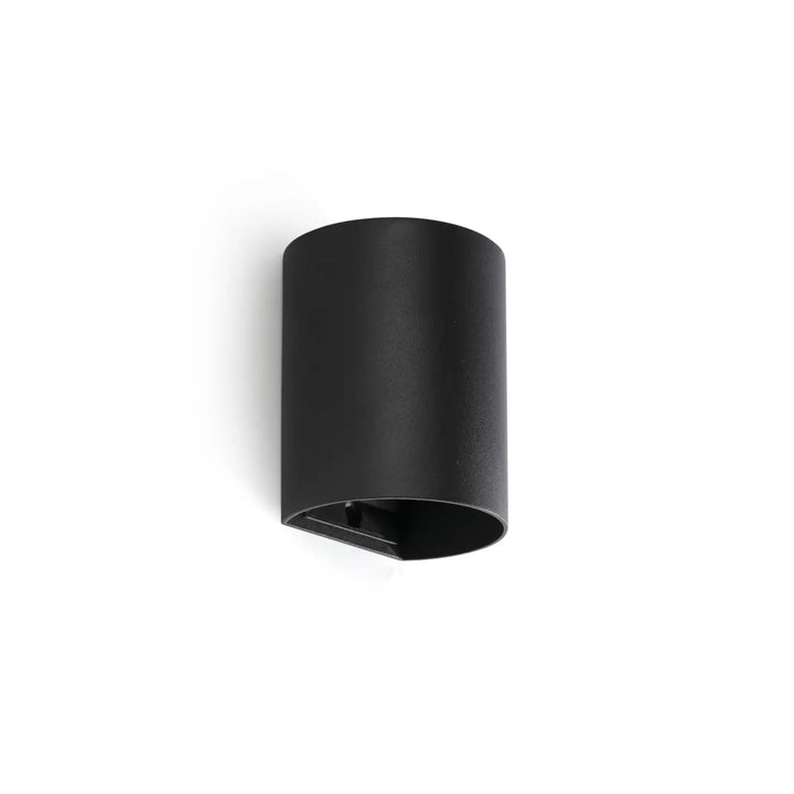 Applique murale Sole noire lisse