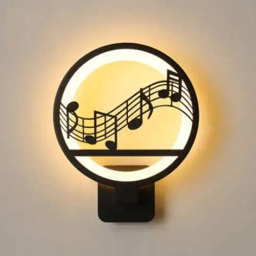 Applique murale ronde LED avec différentes cinématiques

