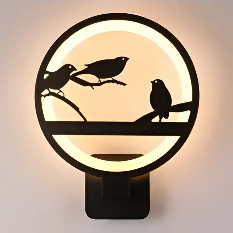 Applique murale ronde LED avec différentes cinématiques

