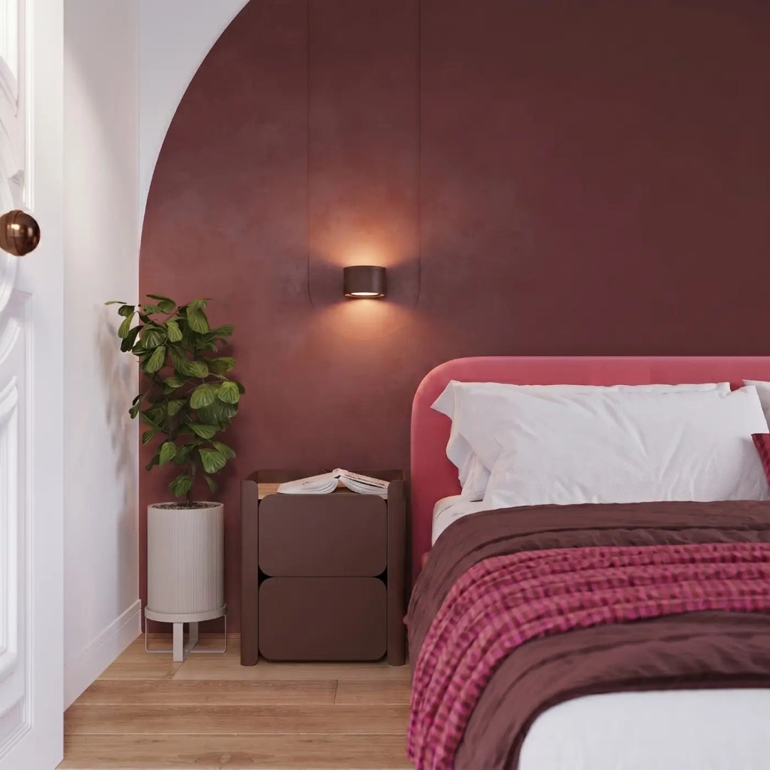 Applique murale marron dans un intérieur contemporain