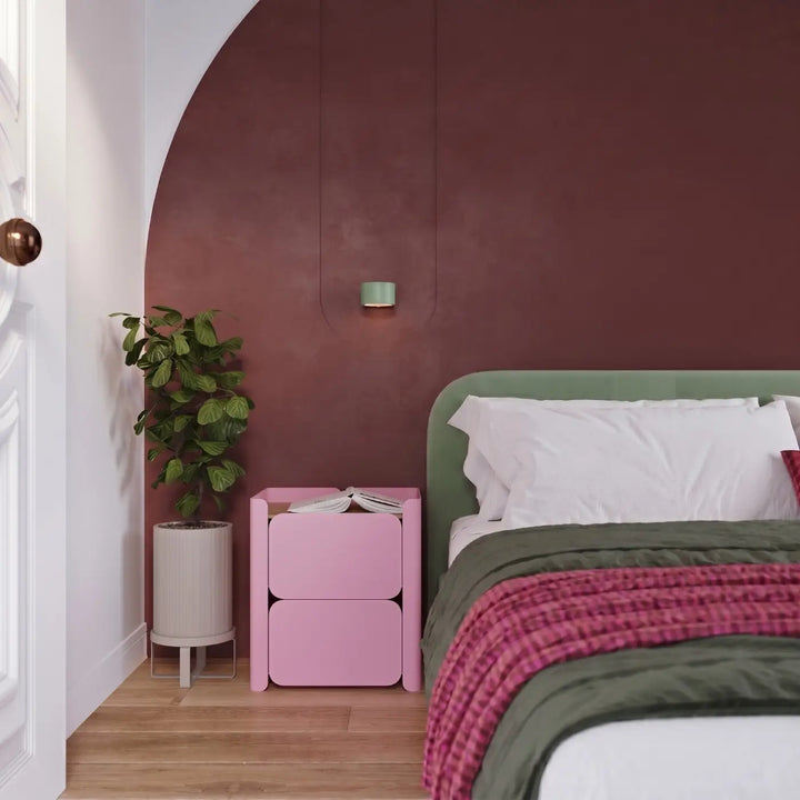 Applique murale sauge dans un intérieur contemporain