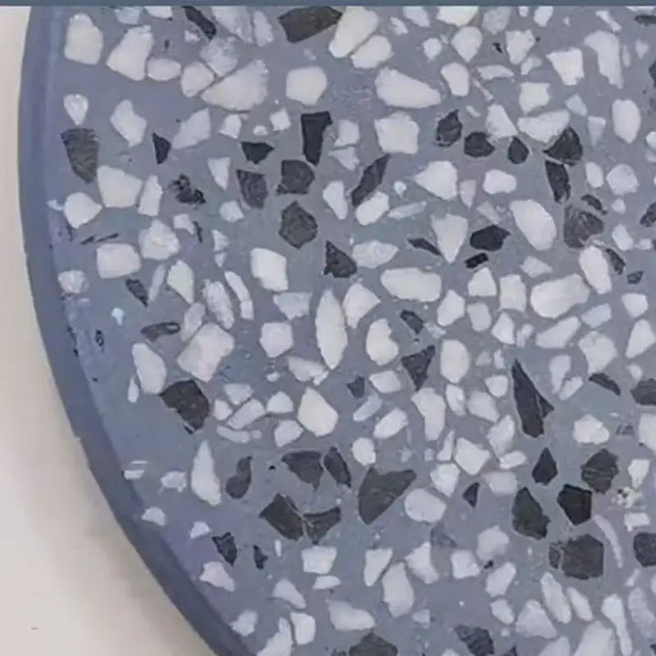 Applique murale ronde terrazzo coloré avec éclairage led moderne

