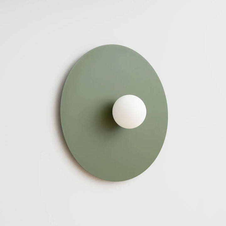 AKE 50 wall light, olive green