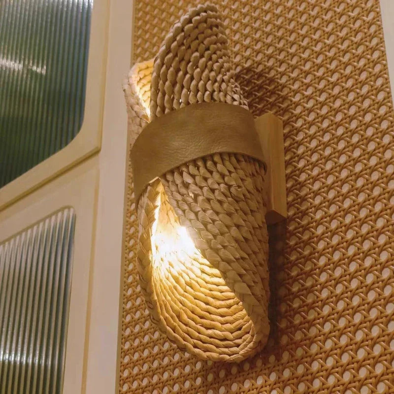 Applique artisanale décorative moderne beige chic