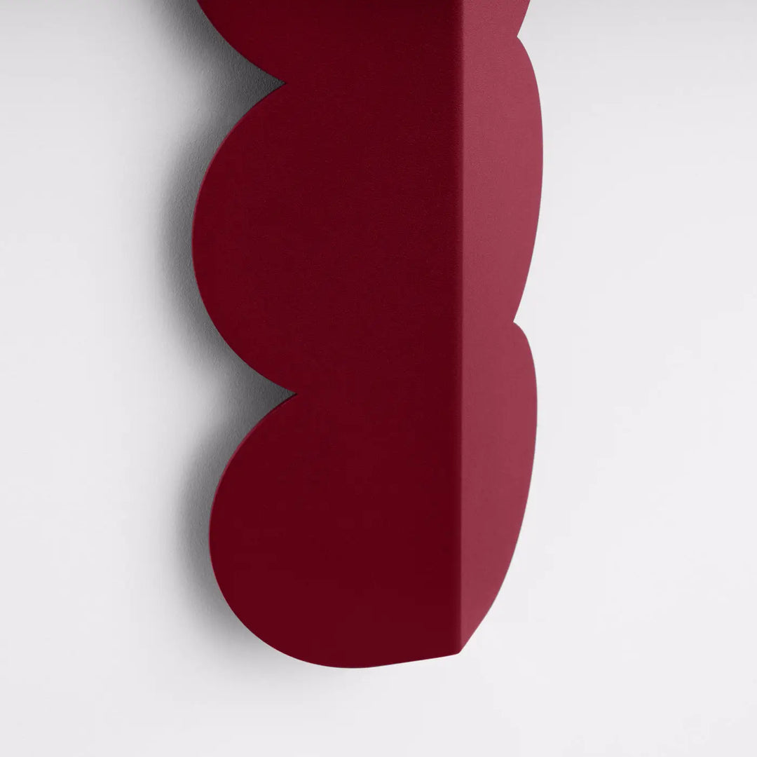 BISCUIT wall light, burgundy