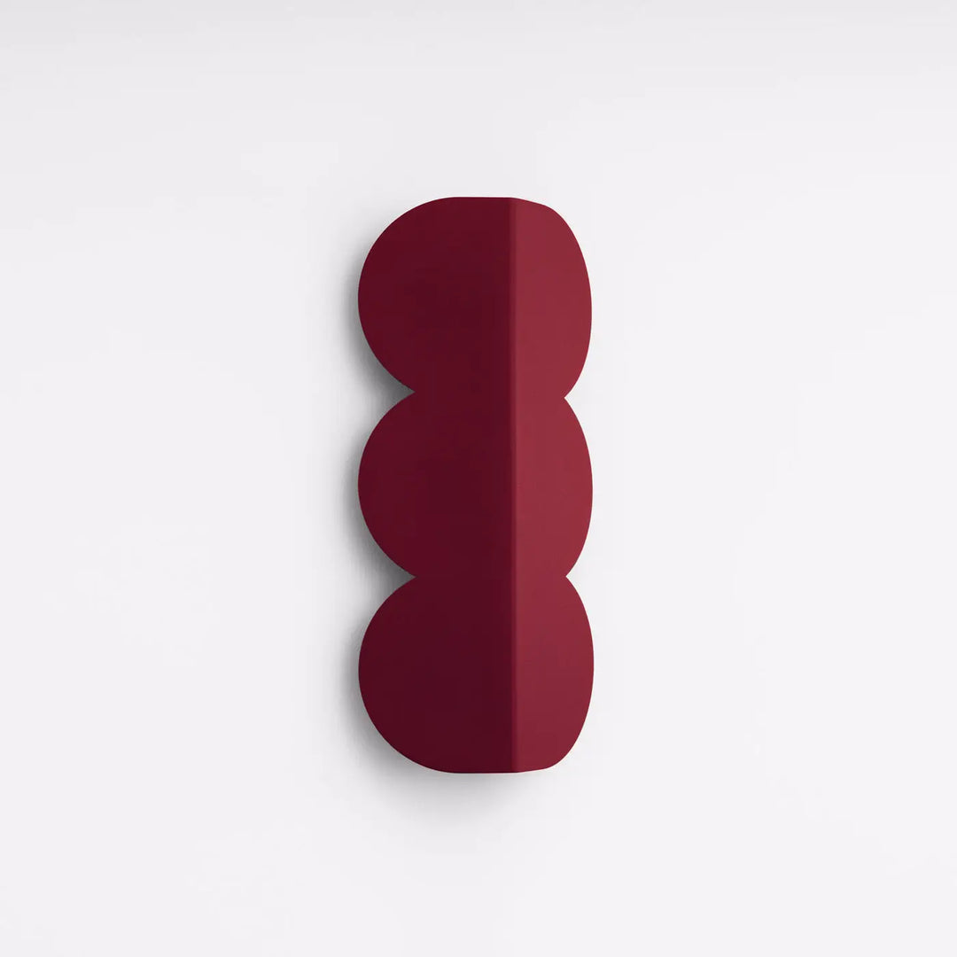 BISCUIT wall light, burgundy