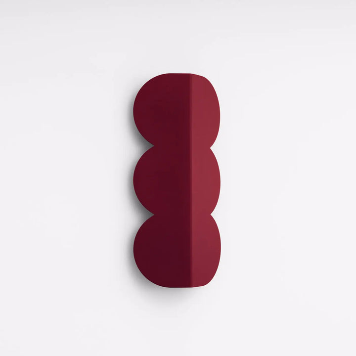 BISCUIT wall light, burgundy