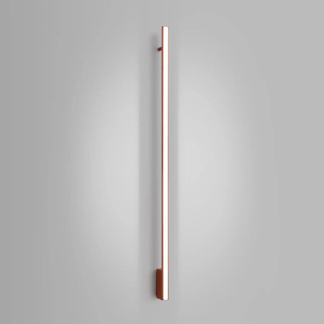LAGOM 150 wall light, ochre red, LED 4000K
