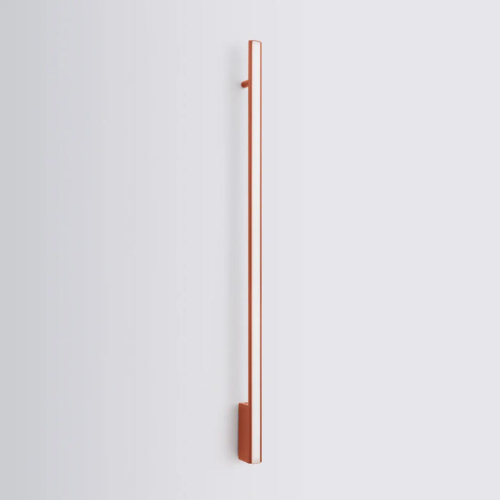 LAGOM 120 wall light, ochre red, LED 4000K