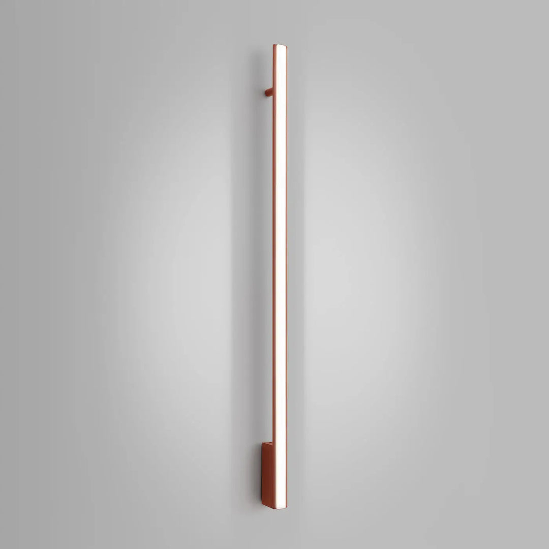 LAGOM 120 wall light, ochre red, LED 4000K