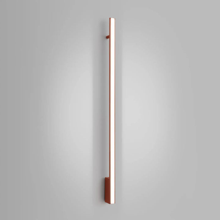 LAGOM 120 wall light, ochre red, LED 4000K