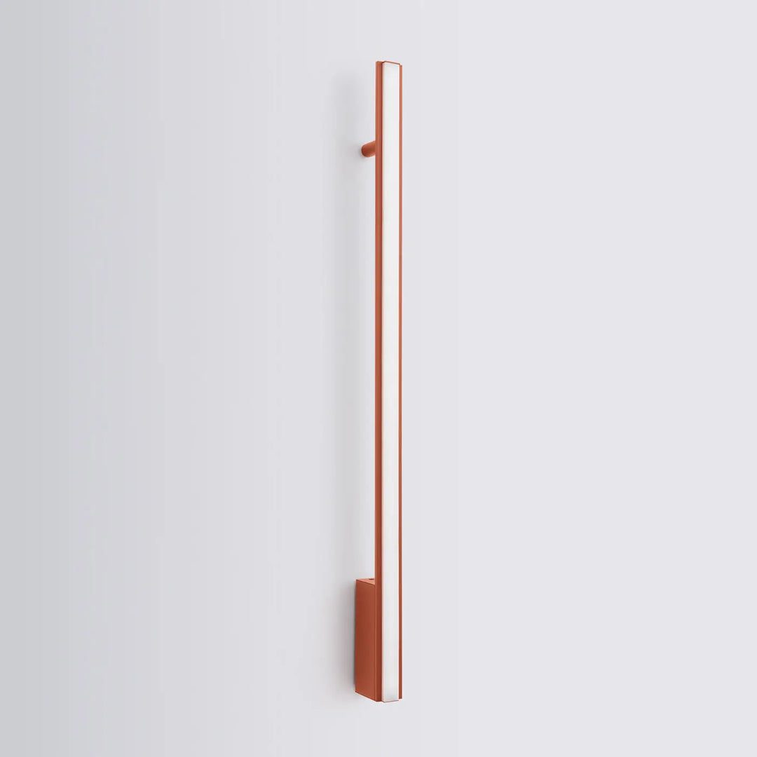 LAGOM 90 wall light, ochre red, LED 3000K
