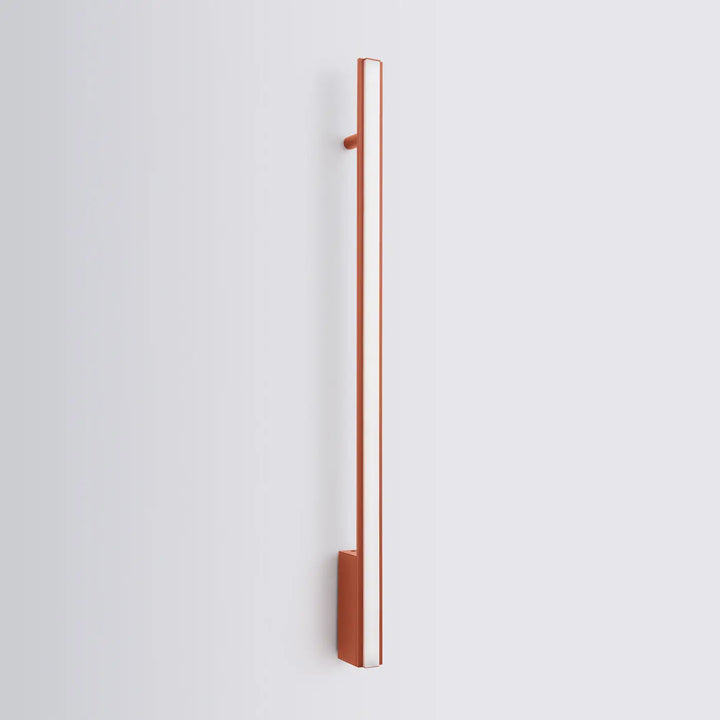 LAGOM 90 wall light, ochre red, LED 3000K