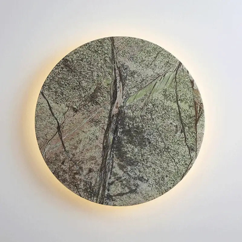 Applique Murale Sculpturale En Pierre Naturelle Verte

