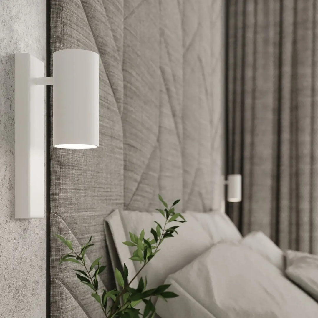 Applique murale blanc vue rapprochée dans son décor