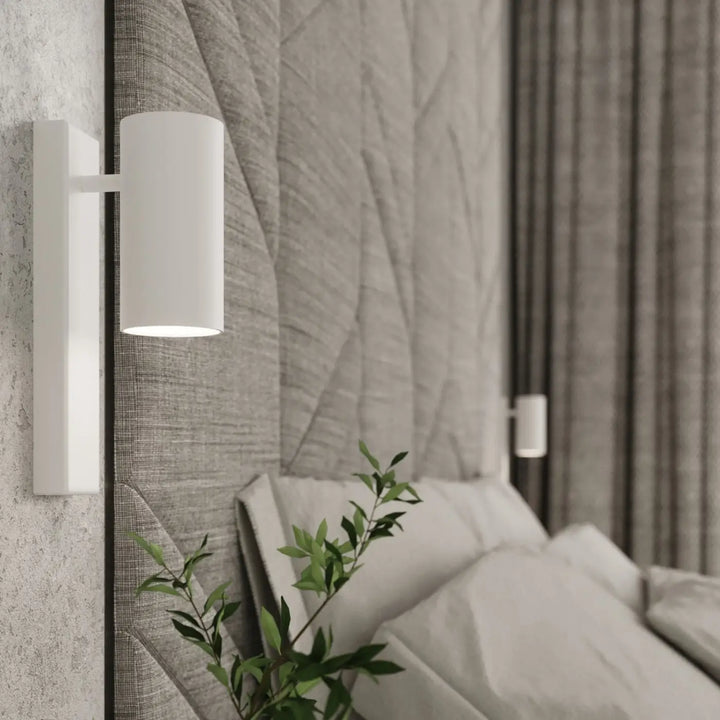 Applique murale blanc vue rapprochée dans son décor