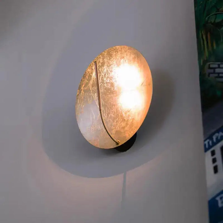 Applique murale style pleine lune pour une ambiance chaleureuse