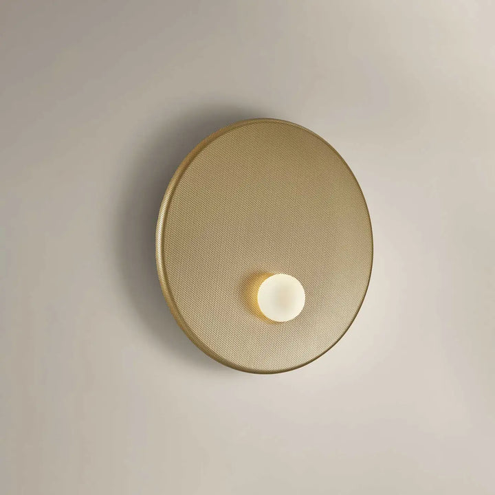 Applique Trip dorée à source lumineuse décentrée #couleur_dore
