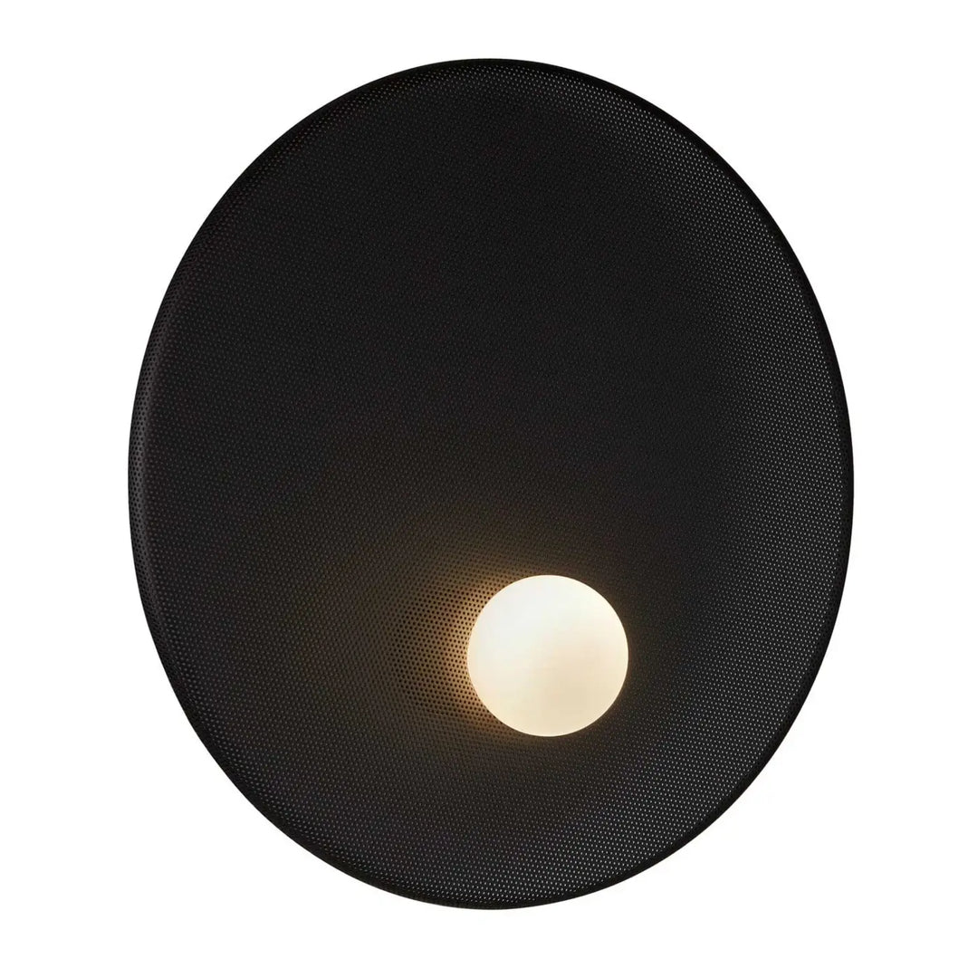 Applique Trip noire vue de face #couleur_noir