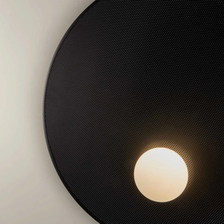 Détail du disque de l'applique Trip noire #couleur_noir