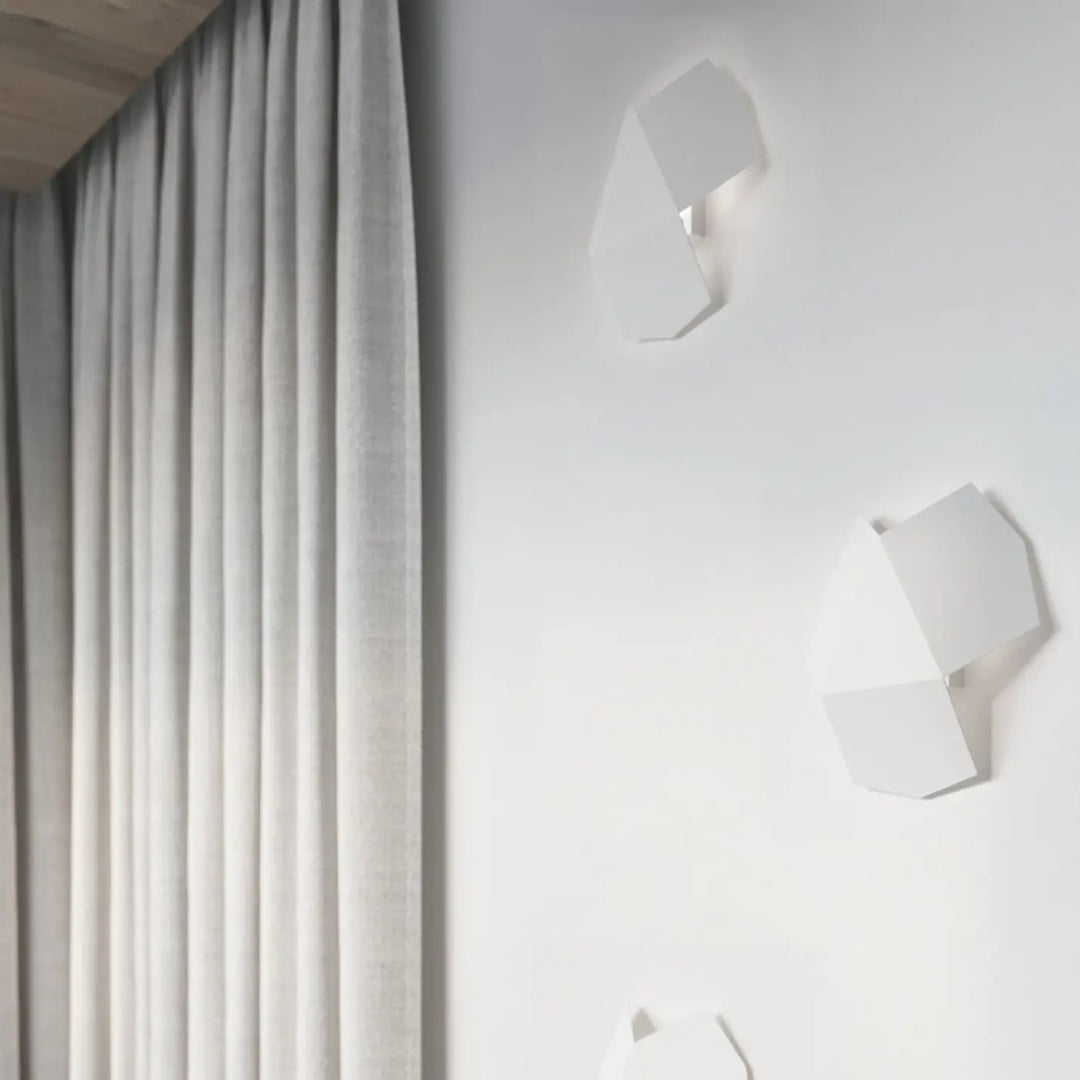 Applique murale blanc vue rapprochée dans son décor