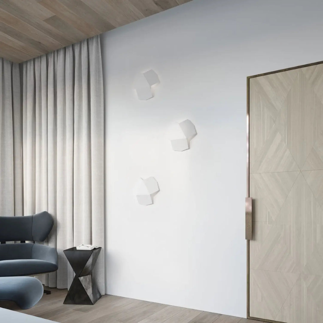 Applique murale blanc dans un intérieur contemporain