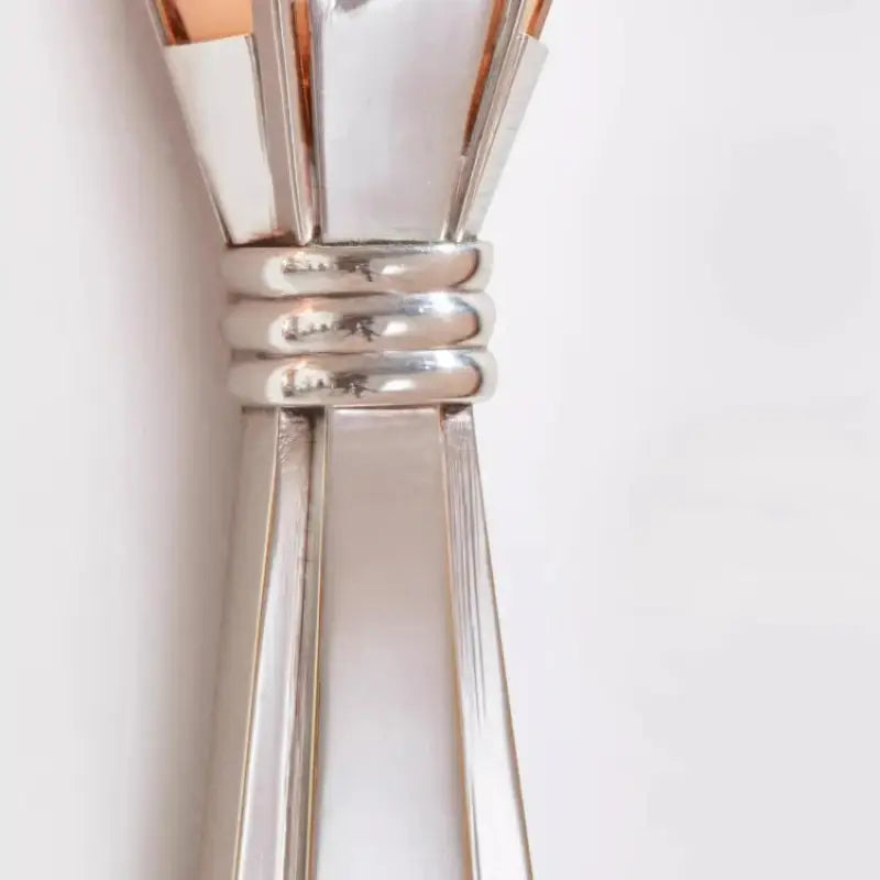 Applique murale en verre en éventail au style art déco moderne