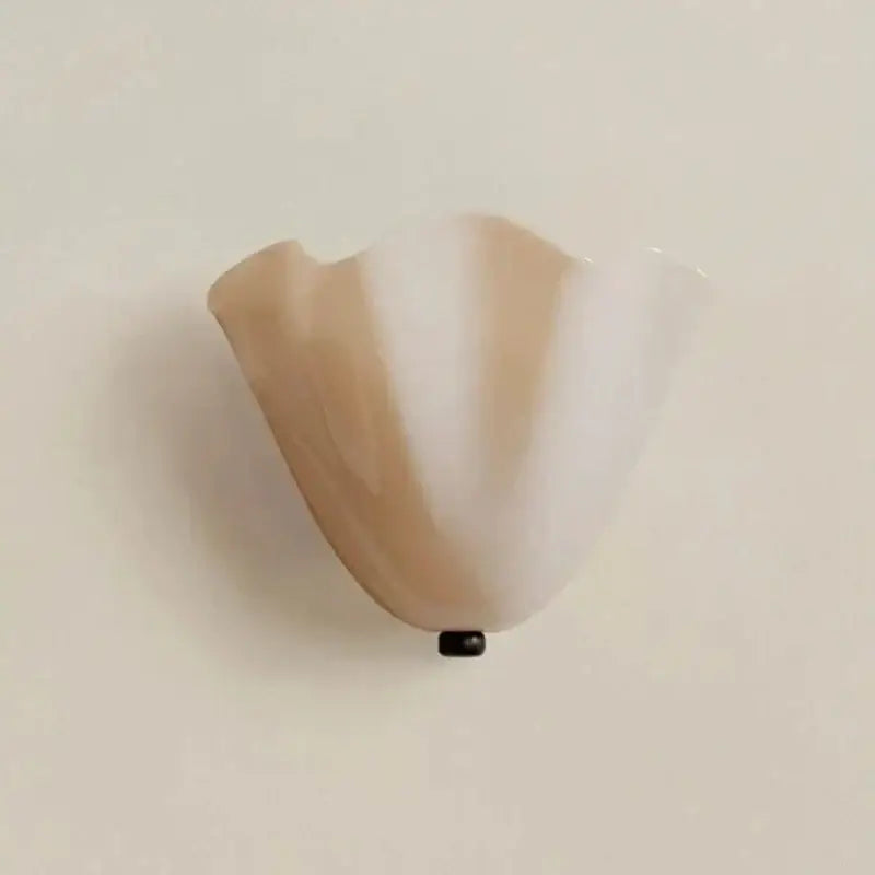 Applique murale en verre en forme de coquille chic au style élégant