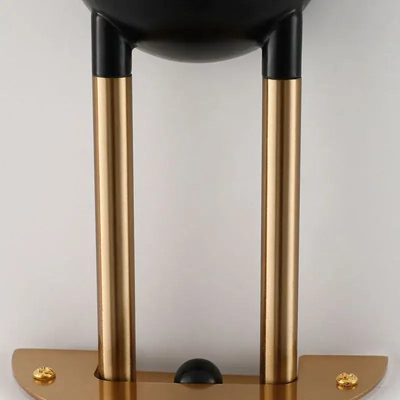 Applique murale verre et métal élégante blanc métal doré