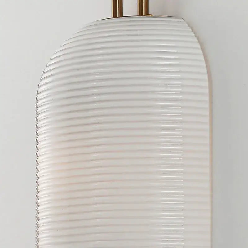 Applique murale verre et métal élégante blanc métal doré