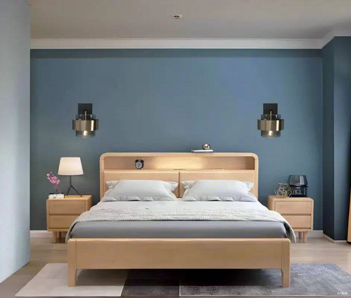 Applique murale en verre orné de laiton luxe et éclatant