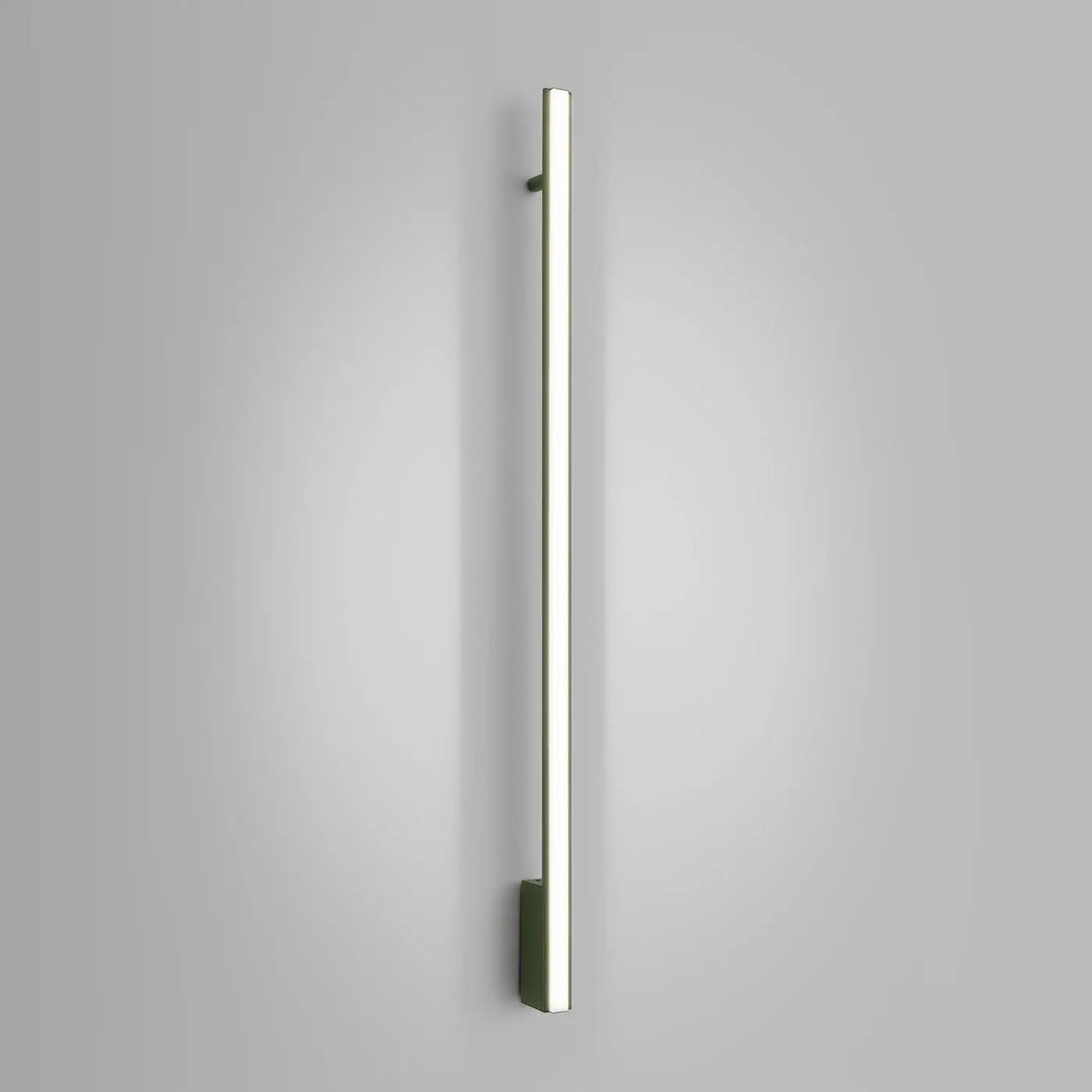 LAGOM 120 wall light, olive green, LED 4000K