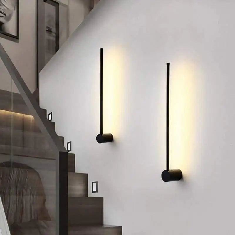 Applique Murale Verticale En Aluminium Elegant