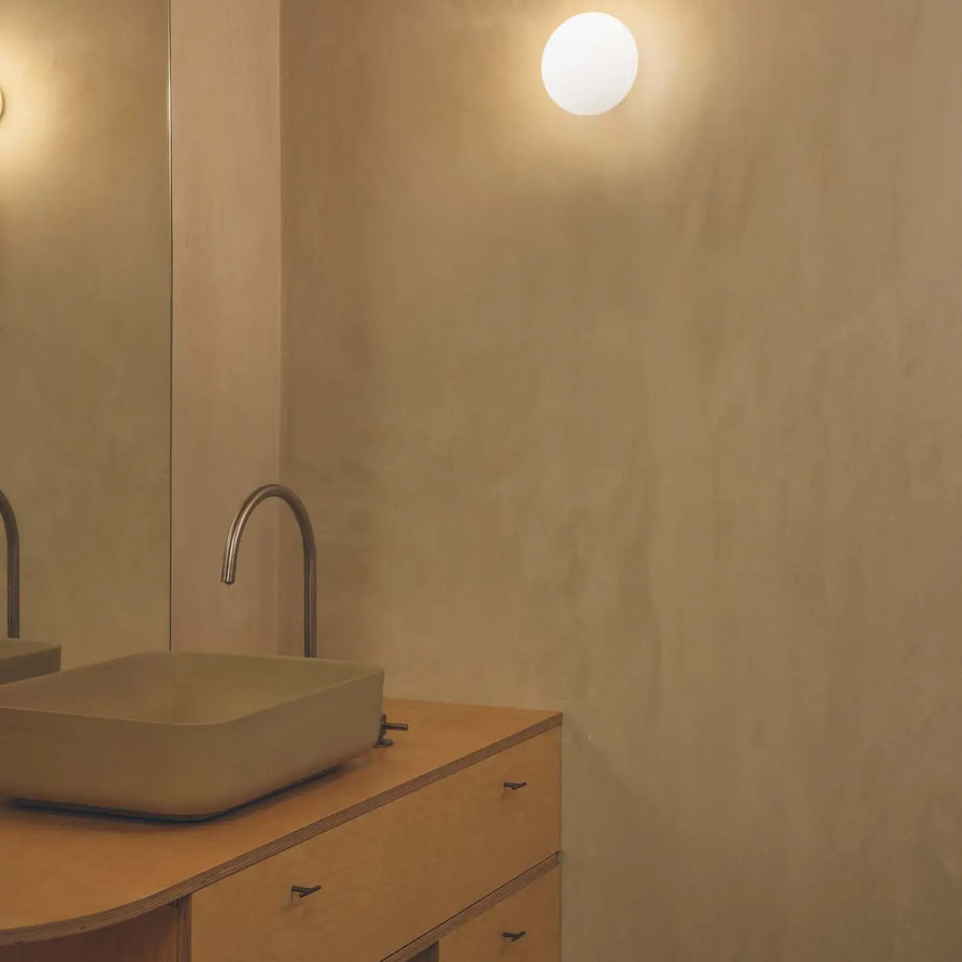 Applique Nubo blanche de Faro Barcelona en situation