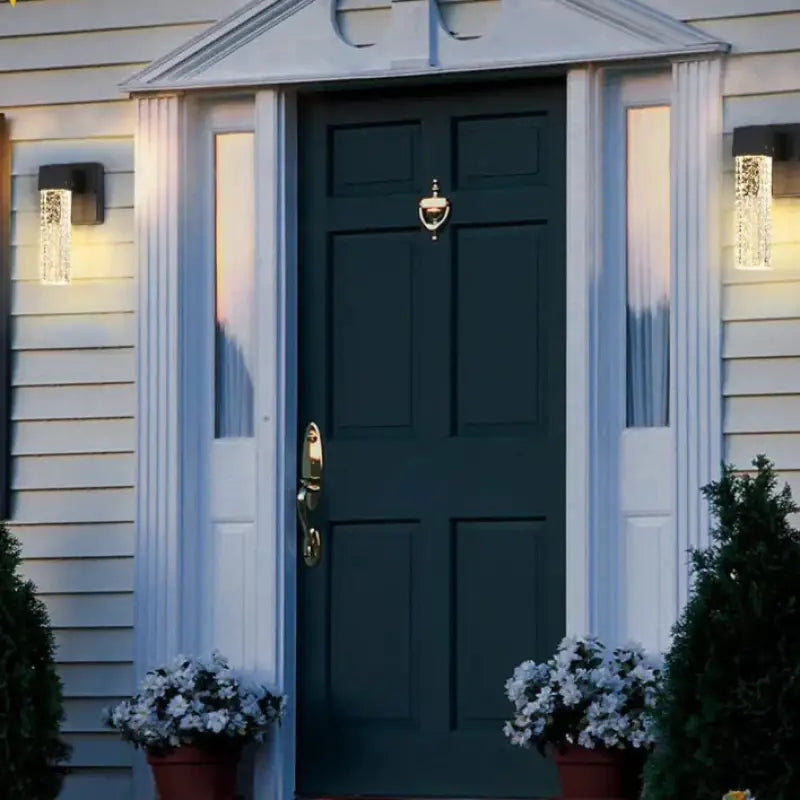 Appliques Murales Extérieur Cristal Aluminium