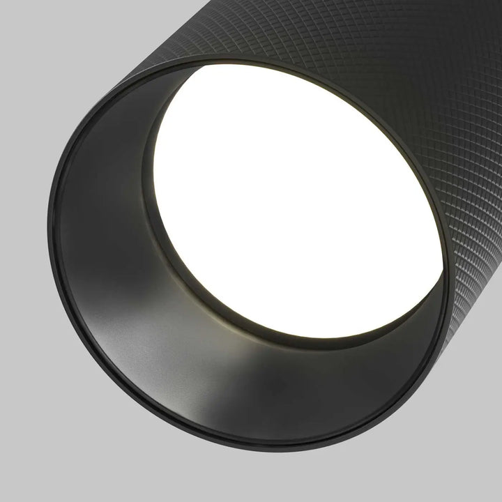 Artisan spot orientable en applique noir mat avec spot orientable et ampoule gu10 brillant circulaire