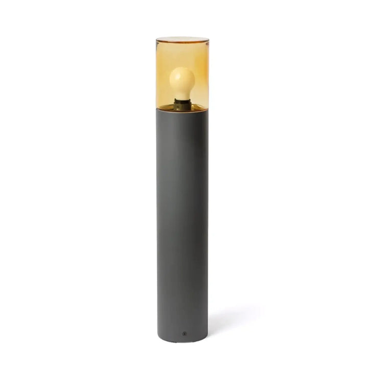 Borne extérieure Kila 70 cm verre ambre de Faro Barcelona